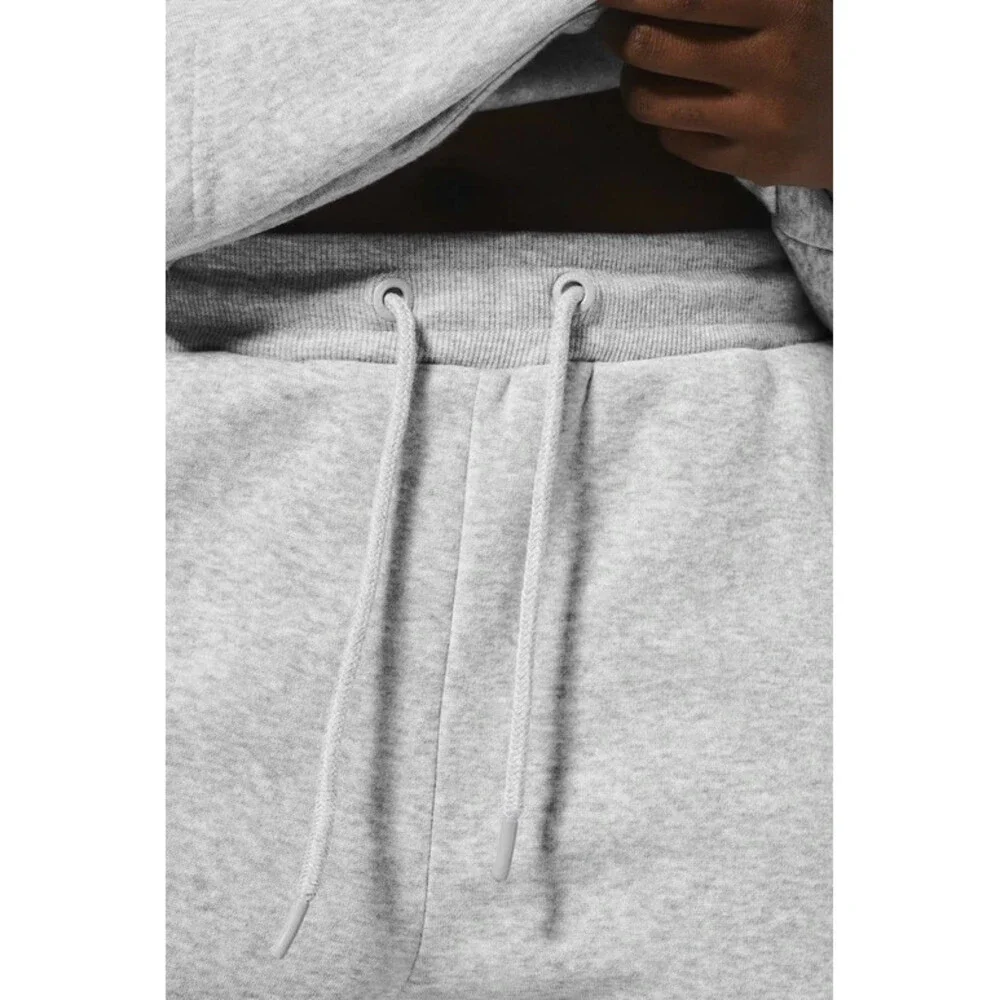 Under Armour Joggers Women's M Gray Fleece Drawstring Waist Tapered Leg KFC474 - Picture 6 of 8